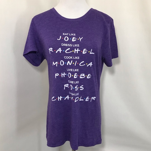 Teepublic Tops - Purple Friends Graphic T Shirt Rachel Ross Sz XL